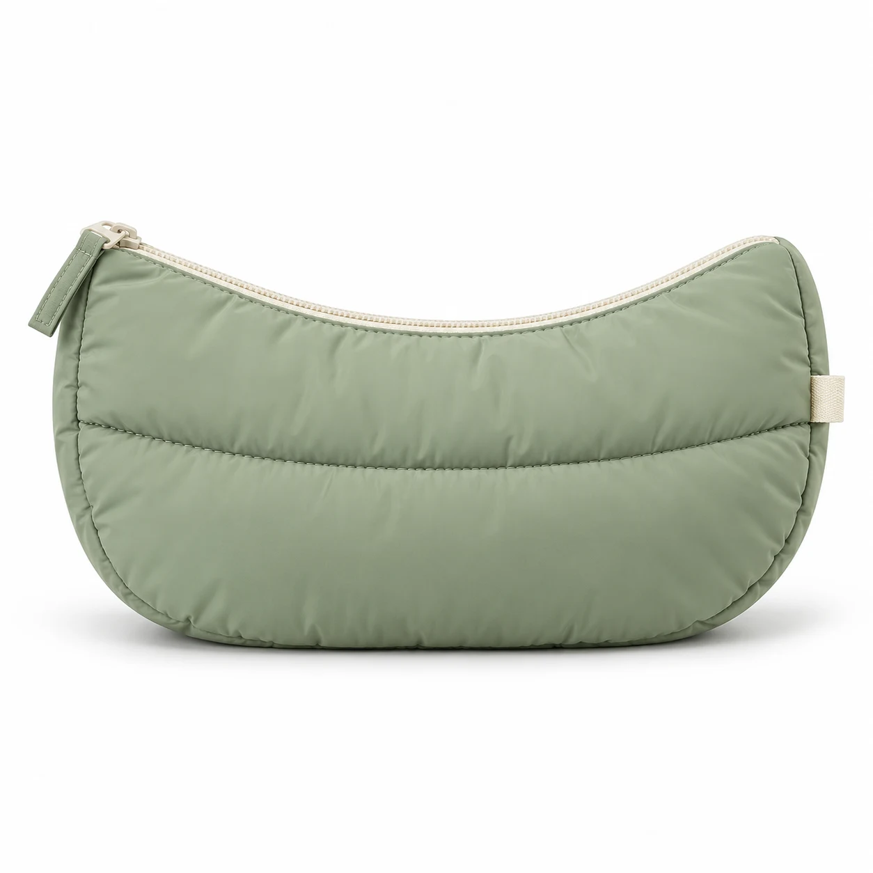 Sage Puffer Cosmetic Pouch