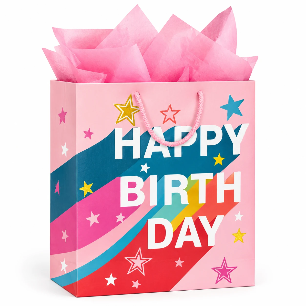 Rainbow Birthday Gift Bag