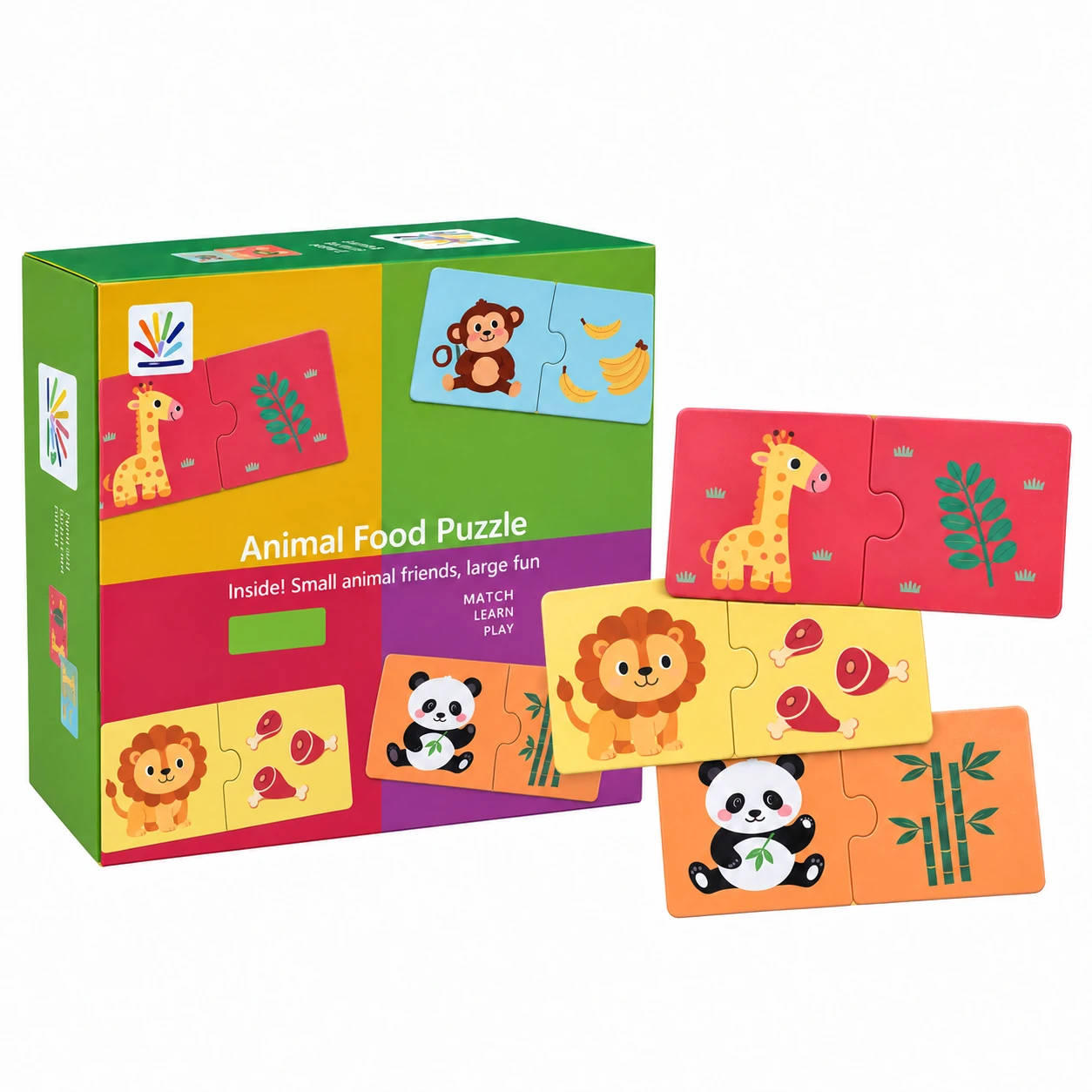 Animal & Food Match-Up Puzzles