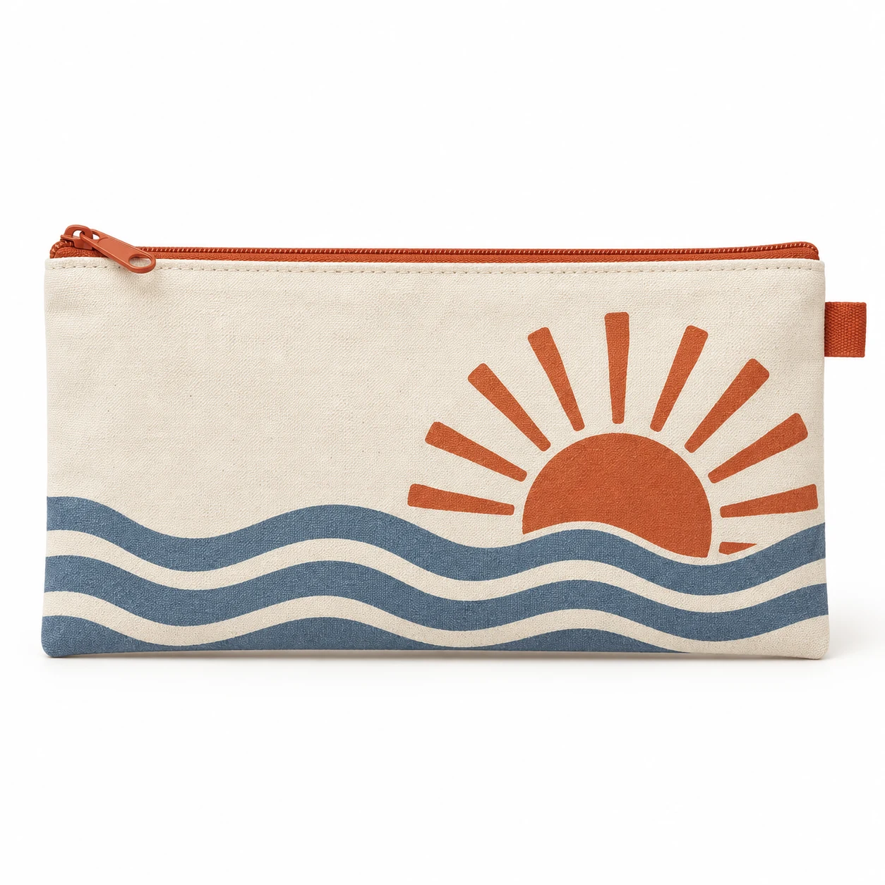 Sunset Canvas Pencil Pouch