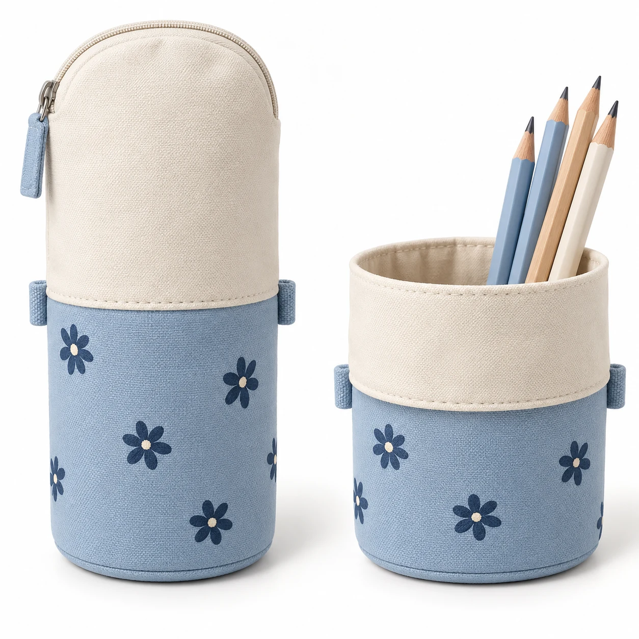 Daisy Stand-Up Pencil Pouch