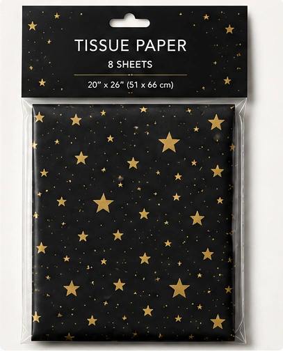 Midnight Stars Tissue Paper
