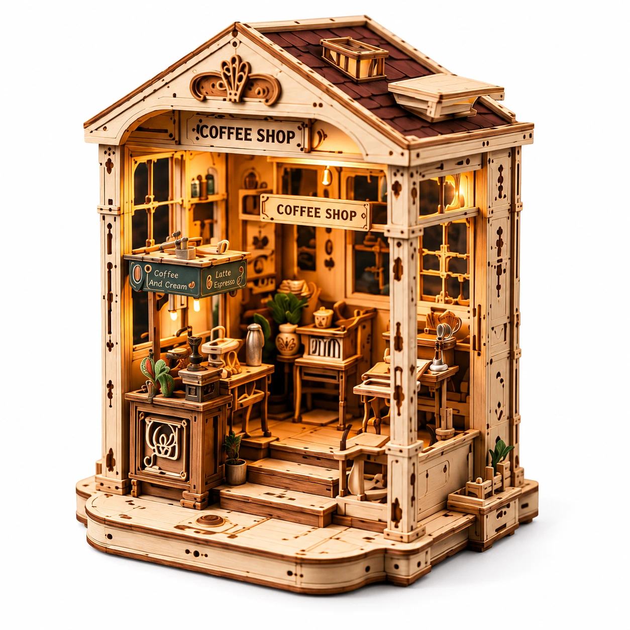 Coffee Shop Miniature House