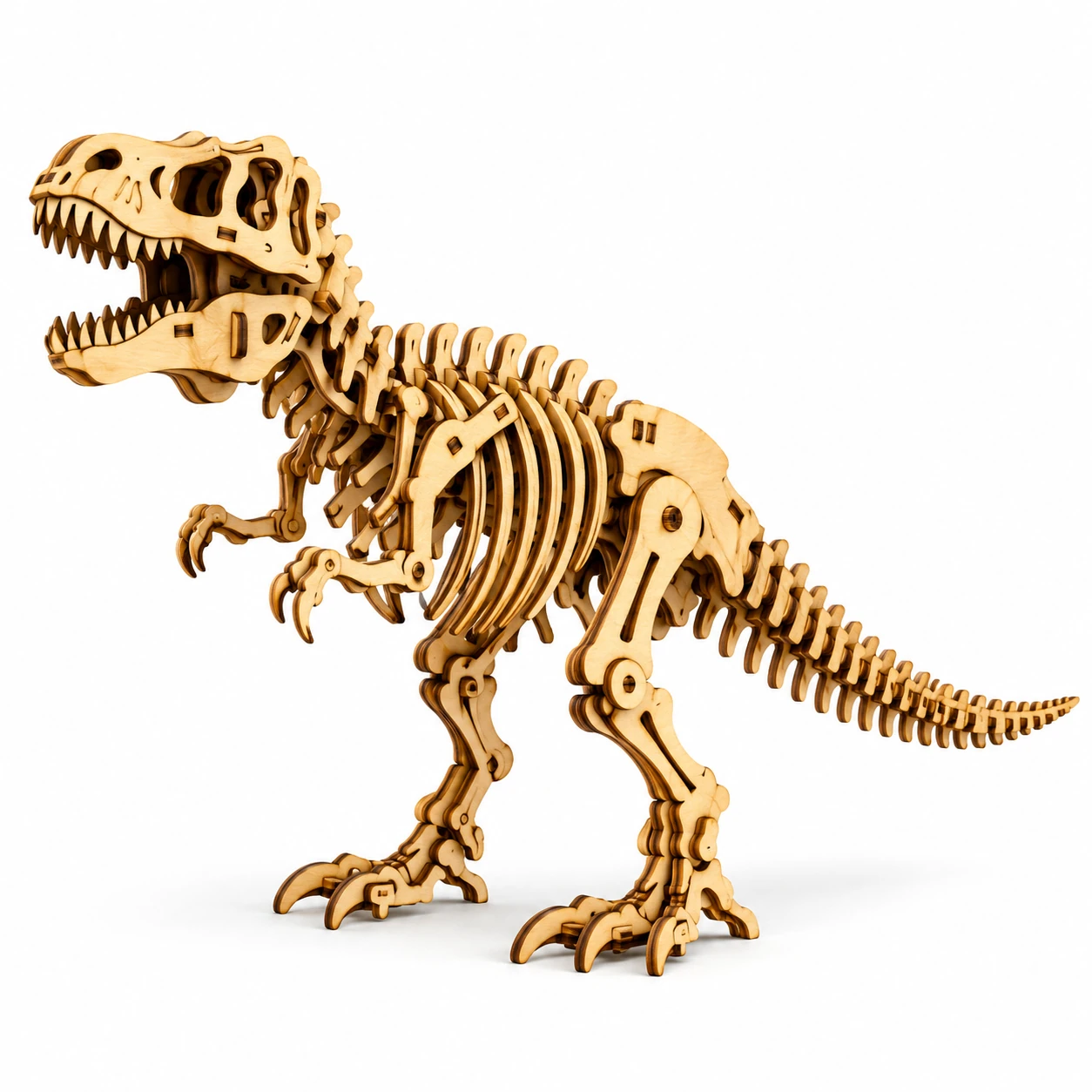 T-Rex Skeleton Wooden Puzzle